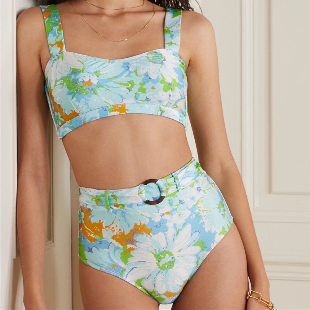 Faithfull the brand set- Provence top and lavande bottom- gardone floral